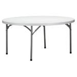 Table ronde pliante