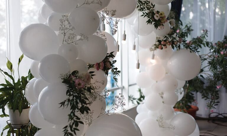 Ballons Géants 'Mr & Mrs' 91 Cm - Blanc - Décoration Mariage Rustique - Pour Photos & Cérémonie